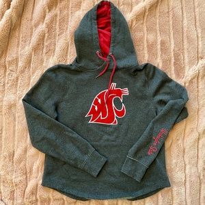Washington State Cougar Hoodie, M, EUC, Medium-weight